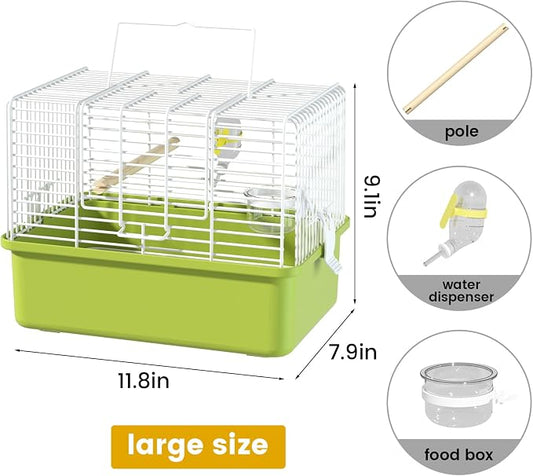 Small Bird cage, Travel Cage for Birds and Small Animals, Parakeet cage - Image 2