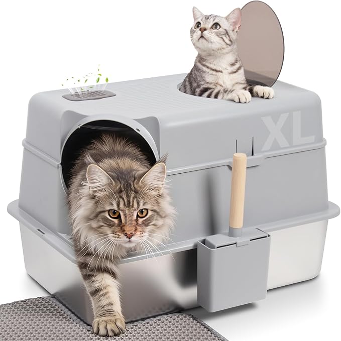 Stainless Steel Litter Box by Unknown