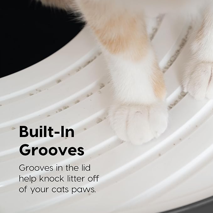 IRIS USA Cat Litter Box, Large Top Entry - Image 4