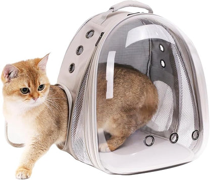 Front Expandable Cat Backpack, Fit up to 20 lbs, Space Capsule Bubble Window - Image 6