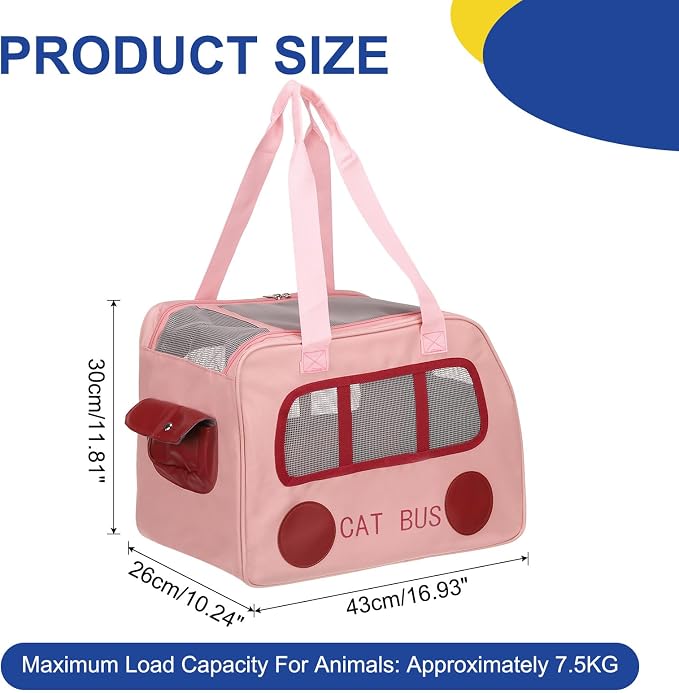 Pet Backpack Carrier, Portable and Ventilated, Oxford Cloth, Dogs Cats and - Image 2