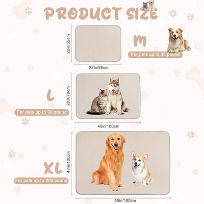 Summer Dog Cooling Mat Washable Ice Silk Self Cool Pad - Image 6