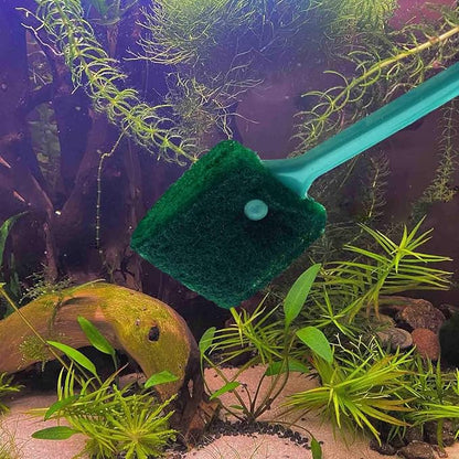 3 PCS Double-Sided AOODOOM Aquarium Fish Tank Algae Cleaning Brush - Image 4