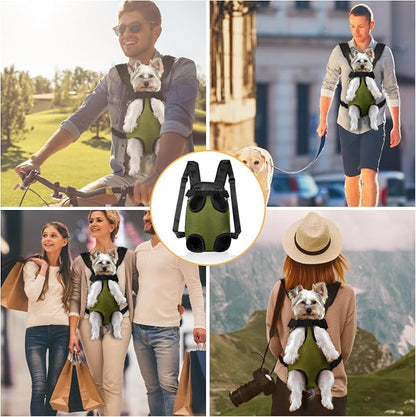 YUDODO Pet Dog Carrier Backpack Adjustable Dog Front Carrier, Legs Out Easy-Fit - Image 5