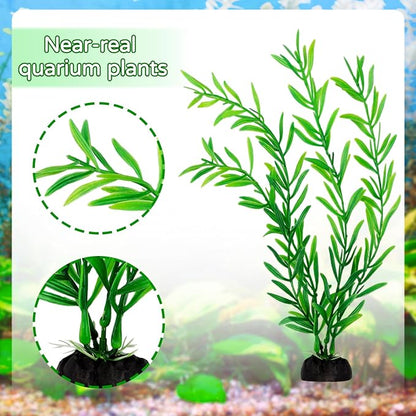 Fish Tank Accessories Aquarium Decorations Green Plants, Aquarium Decor Plastic - Image 7