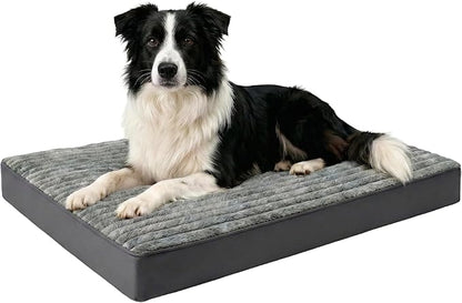 Dog Bed Large Sized Dogs, Orthopedic Flannel Pet Bed by Unknown