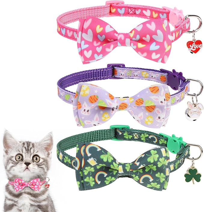 KOOLTAIL St Patricks Day Cat Collars Breakaway by KOOLTAIL