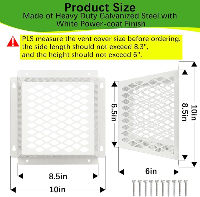 Dryer Vent Bird Guard, Dryer Vent Cover Guard - Image 2