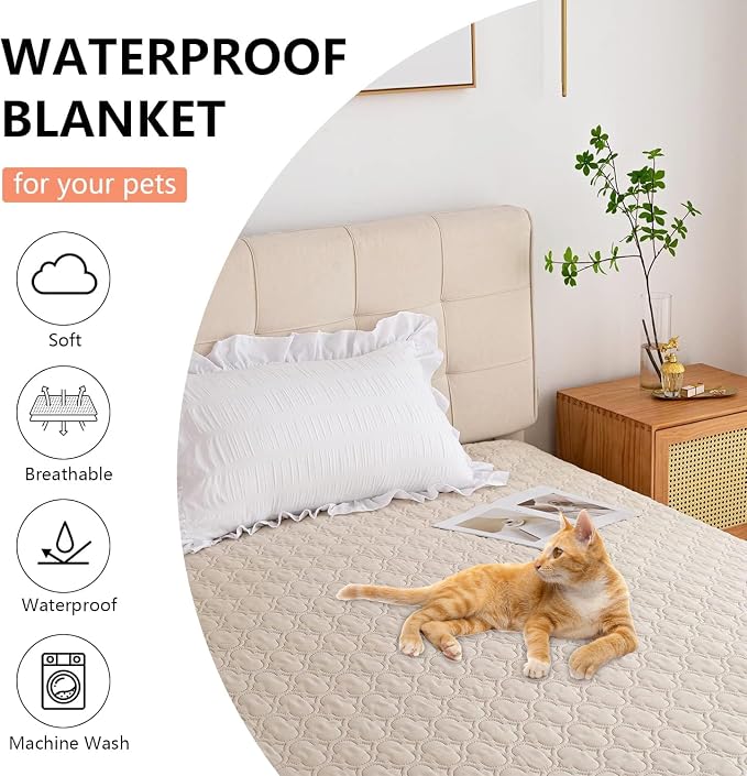 Waterproof Couch Cover for Dogs Washable, Reversible Dog Bed Blanket Pet Sofa - Image 8