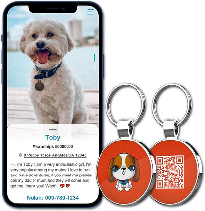 MYLUCKYTAG QR Code Pet ID | Personalized Dog & Cat Collar Tag | Online Profile - Image 5