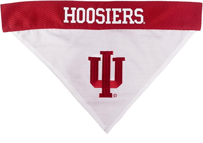 Pets First Collegiate Pet Accessories, Reversible Bandana, Indiana Hoosiers - Image 3
