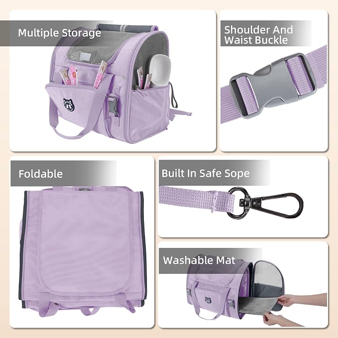Lollimeow Expandable Cat Carrier Backpack - Image 6