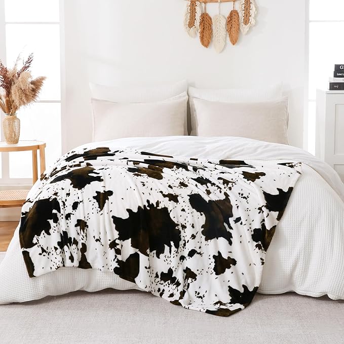 Bnuitland Cow Print Throw Blanket - Image 4