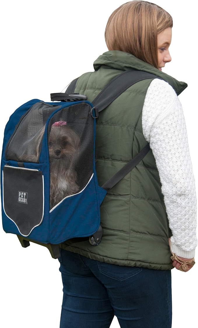Pet Gear I-GO2 Roller Backpack, Travel Carrier, Car Seat by PetGear