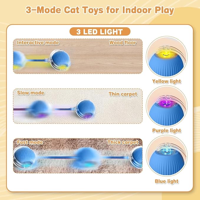 Interactive Cat Toy, Electric Dog BallToy, Cat Toys - Image 5
