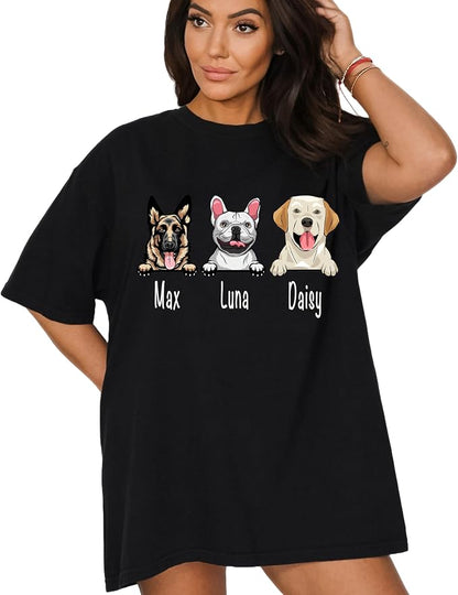 Custom Dog Mom Shirt for Women Pet Ears Sweatshirt - Image 9