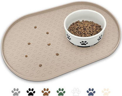 KPWACD Dog Food Mat Anti-Slip Bowl Mats by KPWACD