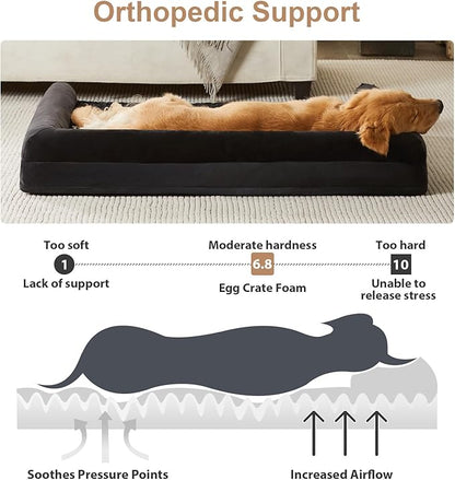 BFPETHOME Dog Beds for Large Dogs, Orthopedic Dog Bed for Medium Large Dogs - Image 2