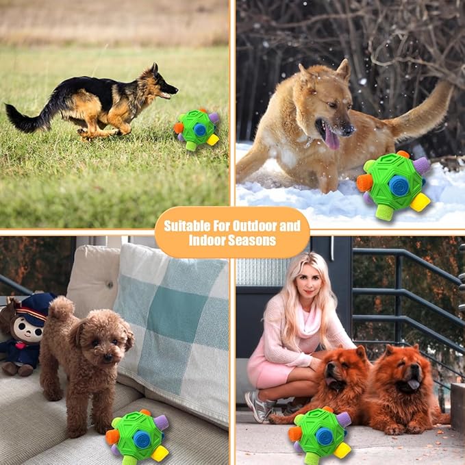 Dog Snuffle Ball-Interactive Puzzle Dog Toys Encourage Natural Foraging Skills - Image 6