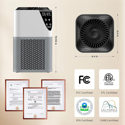 Air Purifiers for Home Large Room up to 1750 Sq Ft, H13 True HEPA Filter Air - Image 6