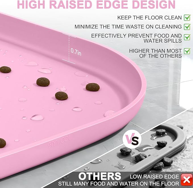 Small Silicone Pet Food Mat - Image 4