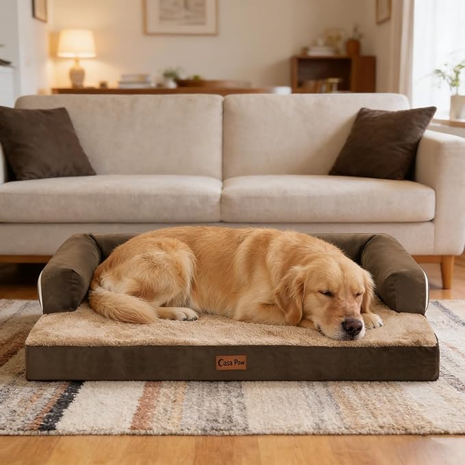 Orthopedic Dog Beds for Large Sized Dogs, Waterproof Egg Crate Foam Large Dog - Image 9