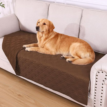 hyha Waterproof Dog Bed Blanket, Soft Pet Blankets, Waterproof Couch Cover by hyha