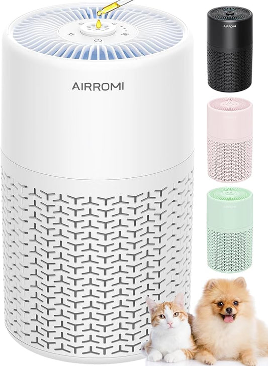 AIRROMI Pets Air Purifier for Home Allergies, by AIRROMI