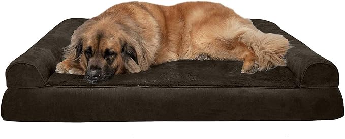 Furhaven Orthopedic Dog Bed for Large Dogs w/ Removable Bolsters & Washable by FurHaven