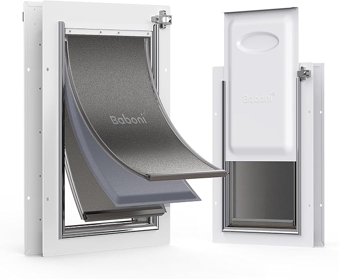 Baboni 3-Flaps Pet Door for Interior and Exterior Doors, Steel Frame and - Image 8