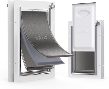 Baboni 3-Flaps Pet Door for Interior and Exterior Doors, Steel Frame and - Image 8