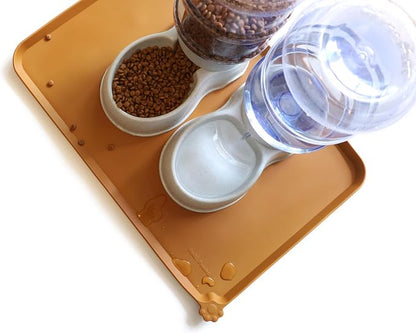 Hoki Found Large Silicone Pet Food Mats Tray - Image 5