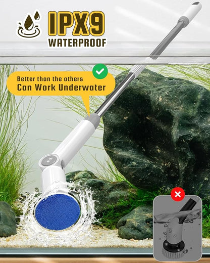 fishkeeper 8-in-1 Electric Aquarium Cleaning Brush - Image 4