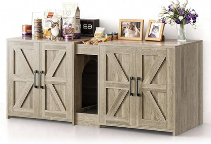 Cat Litter Box Enclosure Furniture by LotaToolsPremiumSelection