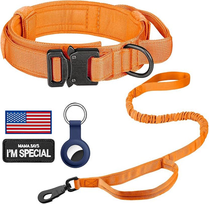 DAGANXI Tactical Dog Collar, Adjustable Military Training Nylon Dog Collar by DAGANXI