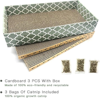 Cat Scratcher Cardboard Scratching Pads Scratch Lounge Bed - Image 6