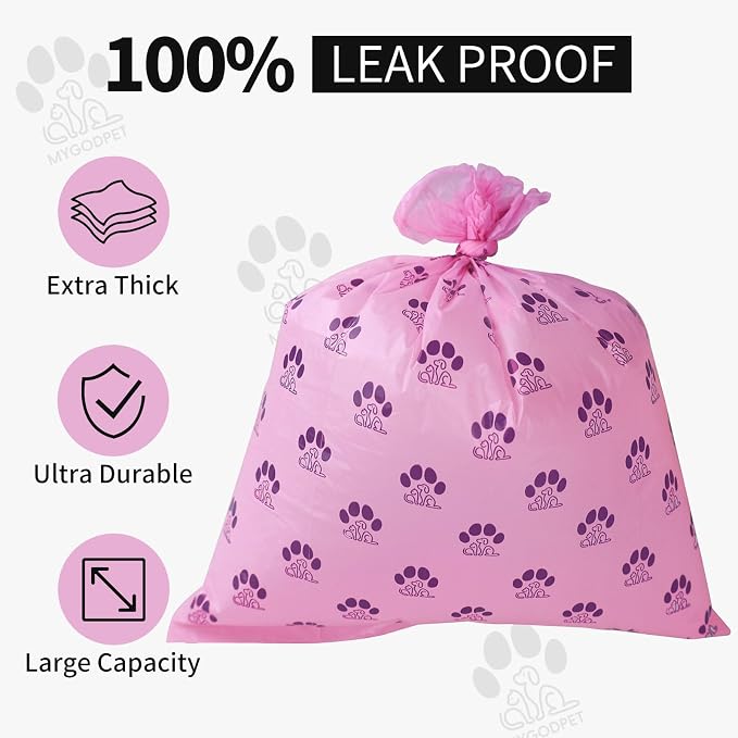 Dog Poop Bags Rolls 300 Count Biodegradable Poop Bags Refills - Image 3