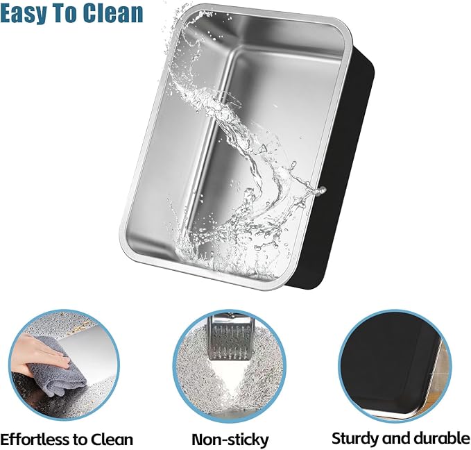 Stainless Steel Cat Litter Box - Image 4