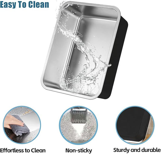 Stainless Steel Cat Litter Box - Image 2