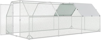 Large Metal Chicken Coop, Walk-in Chicken Run - Image 3