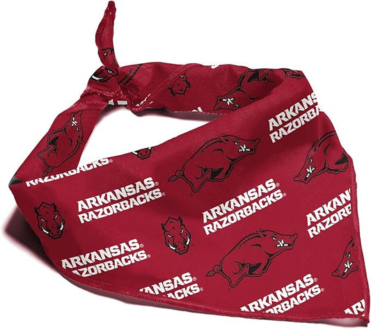 Arkansas Razorbacks Officially Licensed Bandana by ShopInstaPets