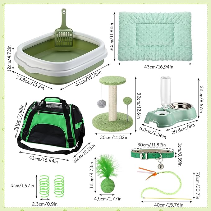 Eccliy Kitten Starter Kit, Pet Toy, Folding Carrier, Climbing Frame, Automatic - Image 3