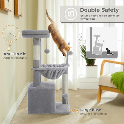 PEQULTI 4-in-1 Cat Tree, Scratching Post - Image 7