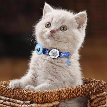 Stars and Moon AirTag Collar - Image 5