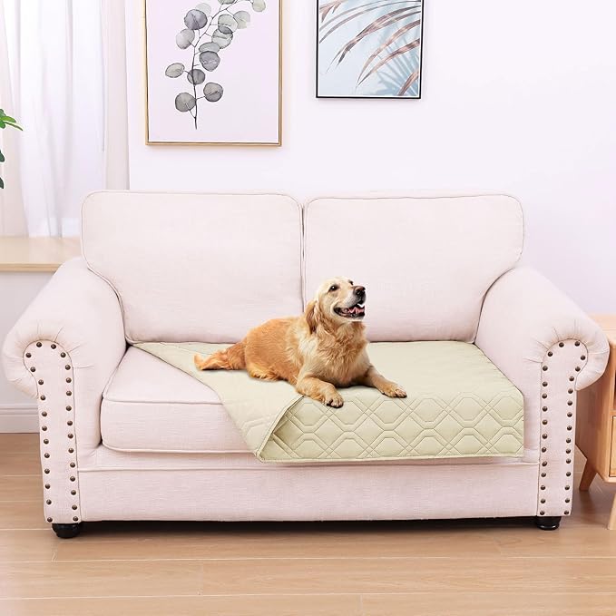 hyha Waterproof Dog Bed Blanket, Soft Pet Blankets, Waterproof Couch Cover by hyha
