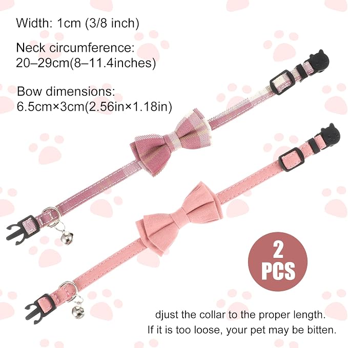 Cat Girl Collar Breakaway Bowtie - Image 2