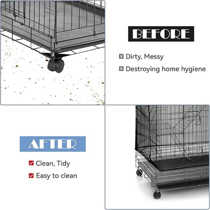 Large Bird Cage Seed Catcher 31 x 118 inches Adjustable Bird Cage Net Cover - Image 4