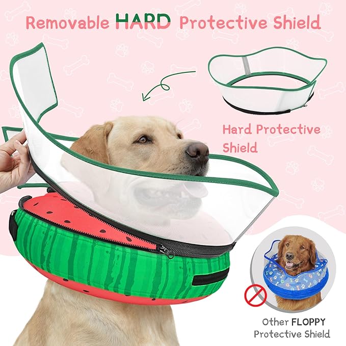 Supet Raised Inflatable Dog Cone Collar to Stop Licking, Soft Dog Cone - Image 3