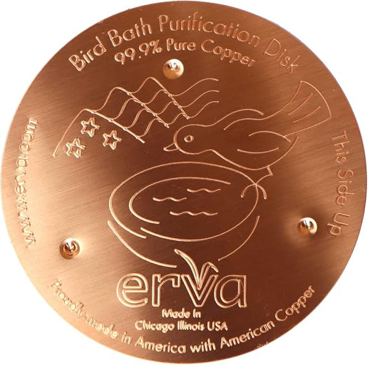 Erva 3-Pack Copper Bird Bath Purification Disk by Erva