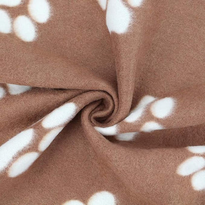 Comsmart Dog Blankets for Small Dogs, 6 Pack Puppy Blanket Cute Paw Print Pet - Image 2